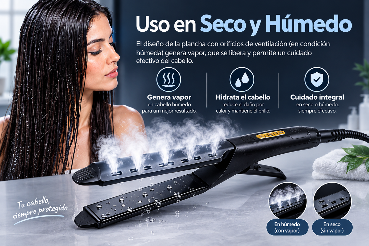 oleobiotica Plancha de Pelo con Iones Negativos