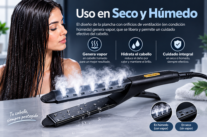 oleobiotica Plancha de Pelo con Iones Negativos