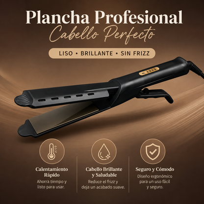 oleobiotica Plancha de Pelo con Iones Negativos